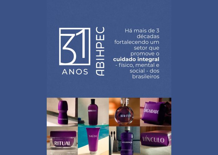 ABIHPEC completa hoje 31 anos de história! 🎉