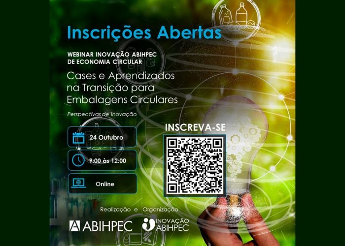 Webinar da ABIHPEC discute embalagens circulares como ferramenta estratégica para inovação na indústria de Higiene Pessoal, Perfumaria e Cosméticos